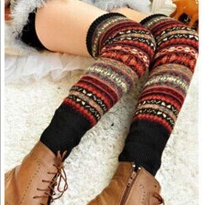 (🛍 FREE W $20 BUNDLE) $10 Nordic style Legwarmers